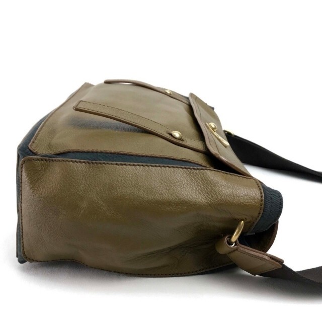 YVES SAINT LAURENT YSL 265707 Borsa a tracolla in pelle marrone prediletta