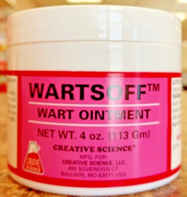 Wartsoff Wart Ointment 4 oz Remove External Warts Cattle Goats Horses Dogs