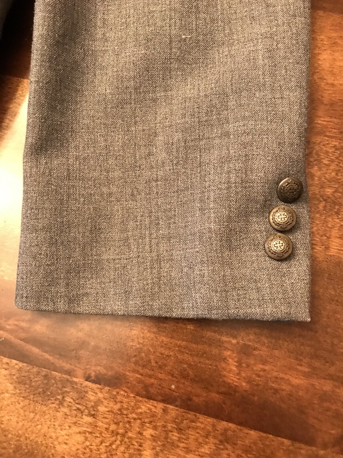 STANLEY BLACKER Gray Wool Blend 2 Button Jacket S… - image 3