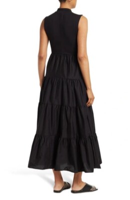 leslie maxi dress Miguelina Leslie Sunflower Scallop Lace Maxi Dress In White - 50% Off