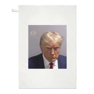Donald Trump Tasse Shot Geschirrtuch Geschirrtuch lustig Gefängnis sperrt ihn ein