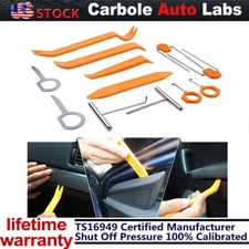 12Pc Universal Car Removal Open Tools Kit Dash Door Trim Panel Clip Radio/Lights