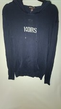 Michael Kors Hoodie Pockets Midnight blue Men's large