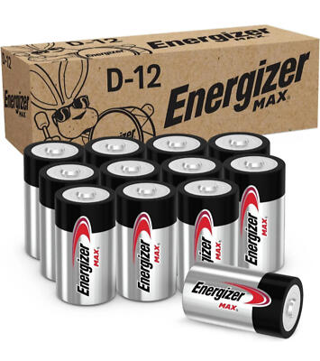 Energizer Max D Batteries - 12 Pack