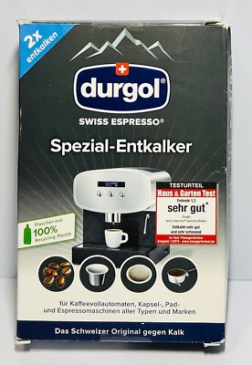 Durgol Swiss Espresso Spezial-Entkalker,2 Packungen, 2x  125m