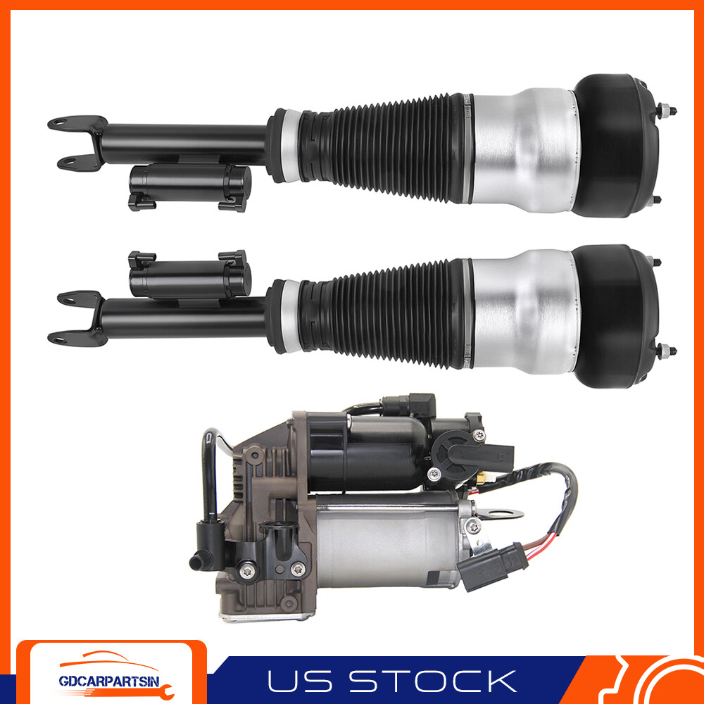 3* RWD Front Air Suspension Strut Air Compressor For Mercedes W222 S550 S350 S65