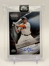 2026 Topps Chrome Black #CBA-HP Hunter Pence Encased Auto SF Giants /199 BOOKEND