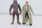 Star Wars Han Solo & Chewbacca Action Figure Lot Loose Vintage Toy Pair 1980s