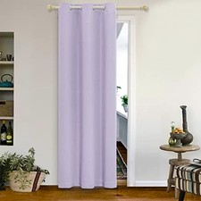 Closet Curtains for Doorway Blackout Door 42"W x 84"L Pack of 1 Lilac