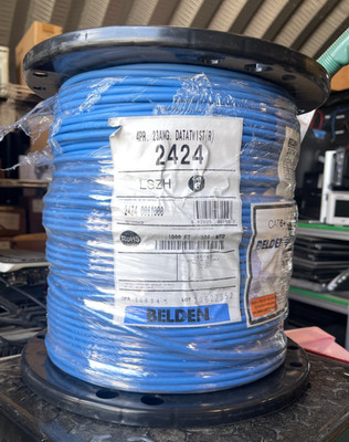 Belden  cat 6+ LSZH 1000 ft spool mfg part # 0061000