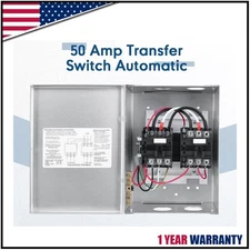 50Amp Transfer Switch RV Automatic Transfer Switch fit RV Speedboats Home Stand