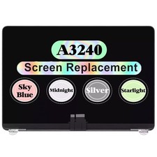 Apple MacBook Air M4 2025 13.6" EMC 8781 A3240 LCD Screen Replacement Assembly