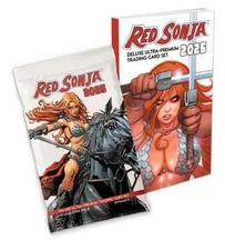 RED SONJA 2025 DELUXE ULTRA-PREMIUM TRADING CARD SET MINI-BOX FOIL-PACK