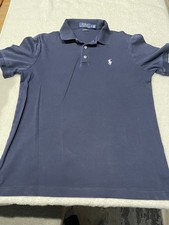 Polo Ralph Lauren Navy Blue Short Sleeve Polo Shirt size Small