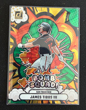 2025 Panini Donruss - Bomb Squad James Tibbs III #14 Green Laser (RC)