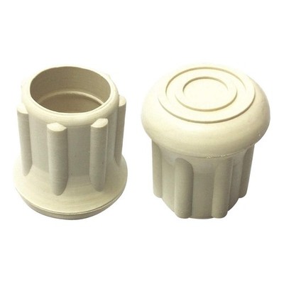 GRAINGER APPROVED LTB 18W/W Furniture Protective Leg Tips,3/4 in Dia 16ZM91