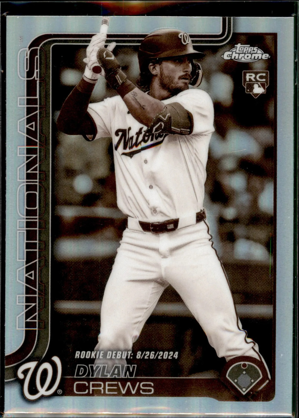 2025 Topps Chrome Update Series Dylan Crews Sepia #USC190 RC