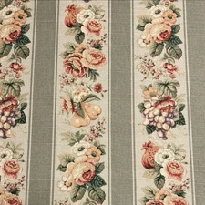 Mill Creek Raymond Waites CONSERVATORY STRIPE SAGE Drapery Sewing Fabric BTY