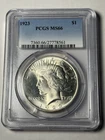 1923 PCGS MS66 Peace Silver Dollar