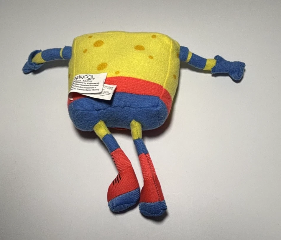 Juguete de peluche pequeño Nanco Bob Esponja Super Hero 2005 10" The Quickster Foto 3 de 3