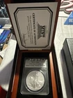 2012 American Silver Eagle First Day of Issue ANACS MS70 Box  #03218 of 13329