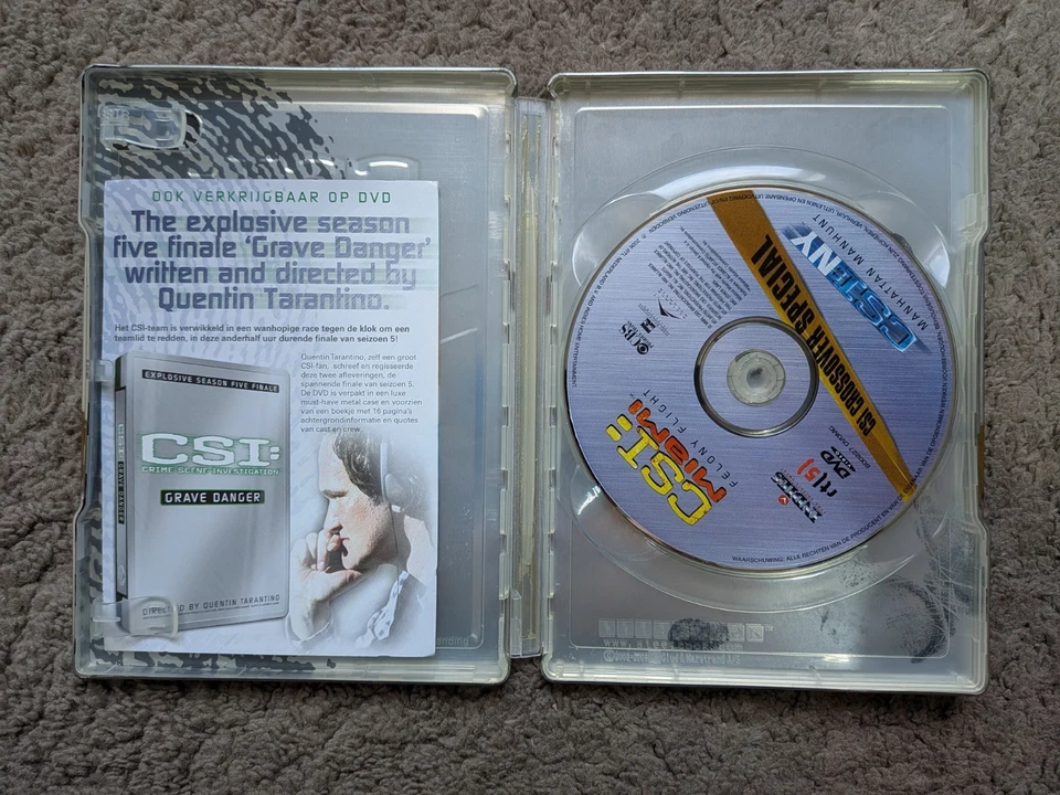 CSI Miami - New York CROSSOVER SPECIAL Steelbook Dutch release - Image 3 of 3