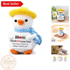 Durable Handmade Crochet Duck - Delightful Gift for Mom's Various Occasions