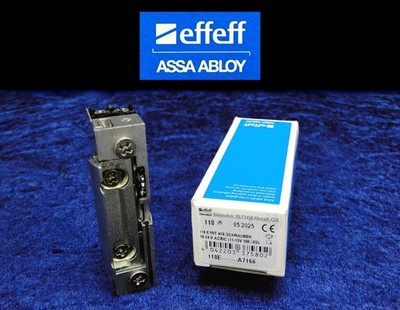 effeff 118E--A7166 Elektrischer Türöffner, 10-24V AC/DC & Tagesentriegelung