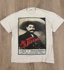 vintage 80s Emiliano Zapata Tee sz M/L Paper Thin 1980s Single Stitch Shirt