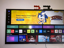 LG 55in LED 4K (2160p) Smart TV Black HDR Bluetooth Game Mode Netflix