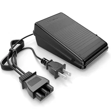 Sewing Machine Foot Pedal  Cord Replacement for Singer, D Shape Plug for3636