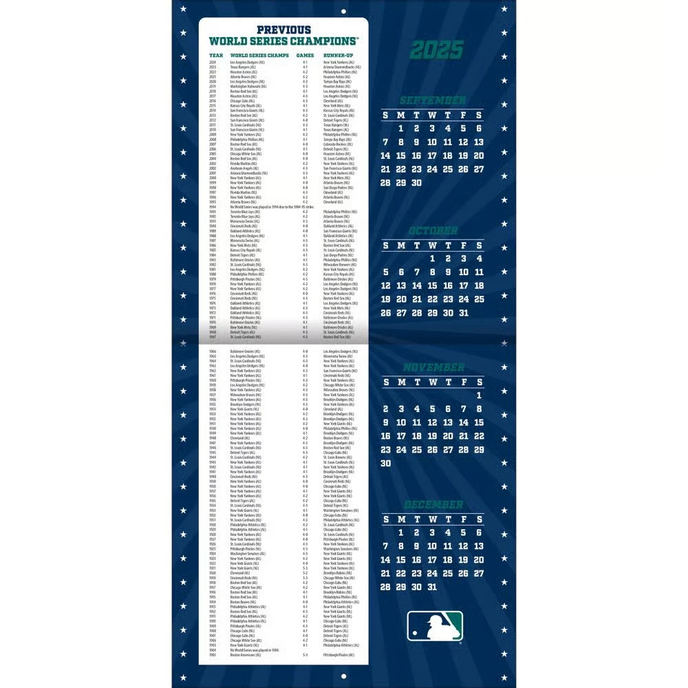 Seattle Mariners 2026 Wall Calendar