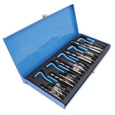 Gewinde Reparaturset M5 M6 M8 M10 M12 131-teilig Gewindeschneider Werkzeug Satz