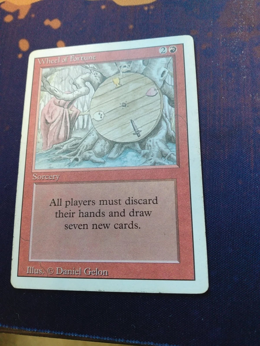 Wheel Of Fortune In Individual Magic: The Gathering Cards for sale