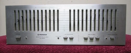 Pioneer SG-9800 Vintage Spec Series Stereo Graphic Equalizer* Works* For Parts*