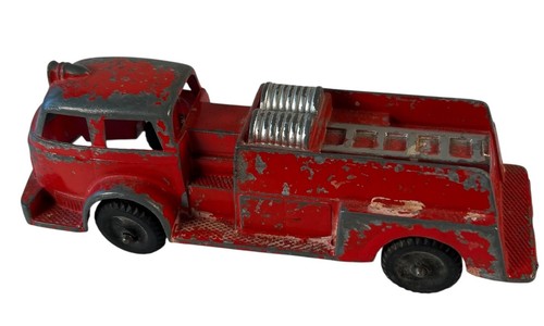 Camion dei pompieri vintage 6" Hubley in metallo #402 Made in Lanccaster PA USA - Foto 3 di 11