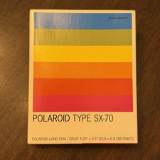 One Pack Polaroid Color SX70 Film Giambera Edition 8 Photos Prod Date 02/2025