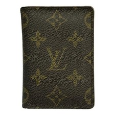 LOUIS VUITTON Monogram Porto Cult Pass Card Case Unisex Brown M66541 T1 Used