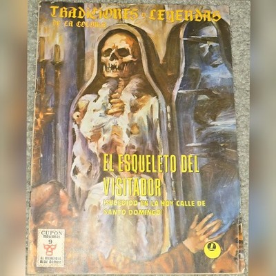 1 Rare Tradiciones Leyendas 379 MX 1969 Crypt Keeper Coffin Dead Vintage Colonia