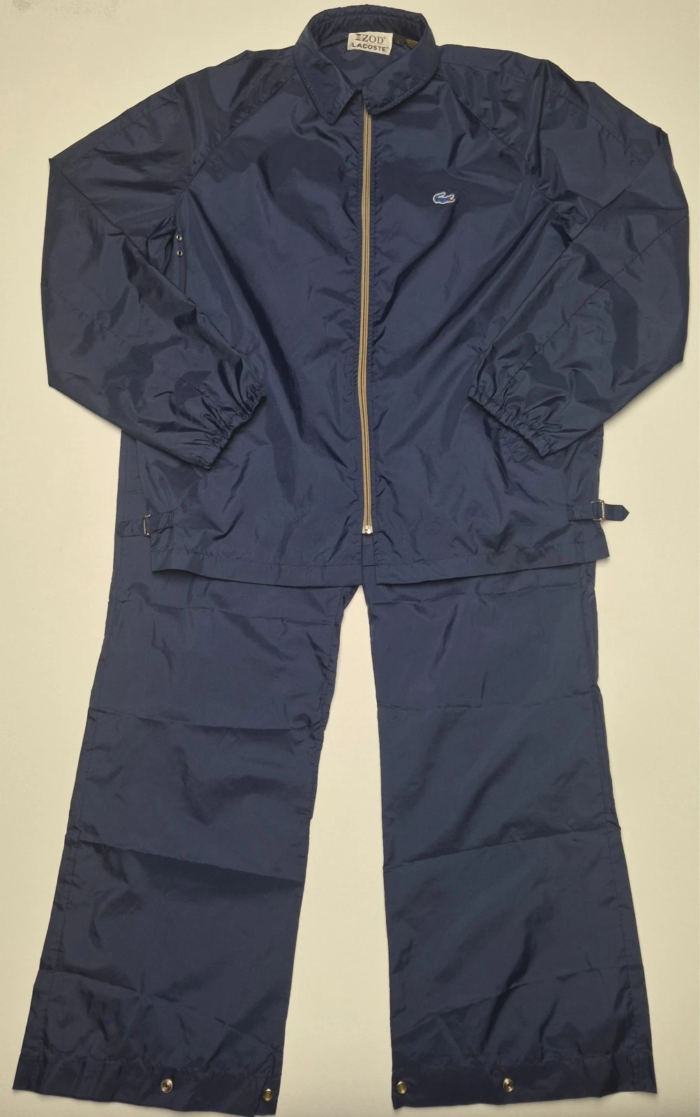 80s Vintage IZOD Lacoste Rain Suit Men’s L 3 Piece Set Jacket Pants
Opens in a new window or tab
