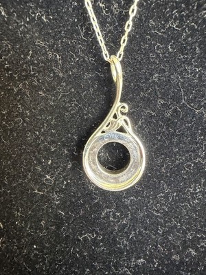 New! Kameleon Jewelry Swirl Pendant Interchangeable Necklace
