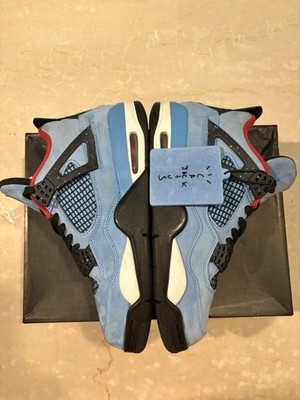 Jordan 4 Retro Travis Scott Cactus Jack Size 8 Used with Box OG All Authentic