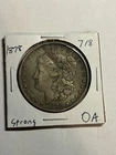 1878 7/8TF Strong Morgan Silver Dollar Nice XF Tough Date