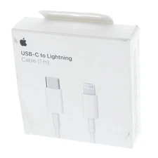 Apple USB-C to 8 Pin Cable 1 meter / 3.2 feet MUQ93AM/A White A2561 Authentic