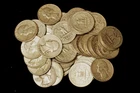 Lot of 40 Washington Quarters  1941-64       90% Silver