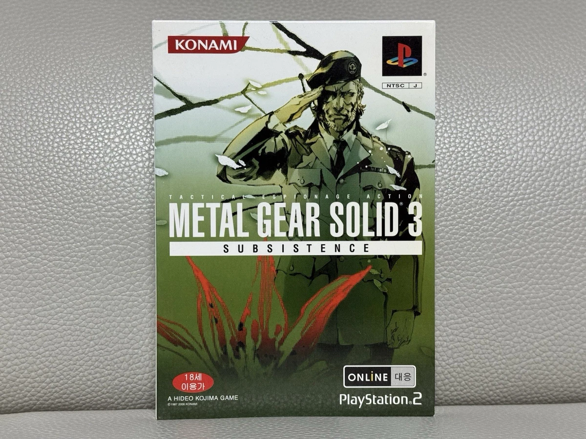Metal Gear Solid 3: Subsistence NTSC-J (Japan) Video Games for