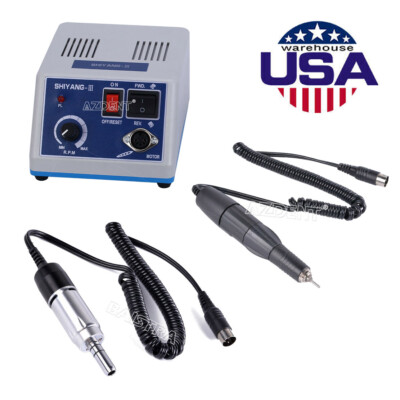Dental Marathon Polisher Motor Unit Electric Micromotor & 35K RPM Handpiece