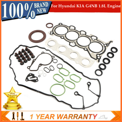G4NB 1.8L Engine Full Gasket Seal Kit For Hyundai Elantra Mistra Kia Forte 12-17