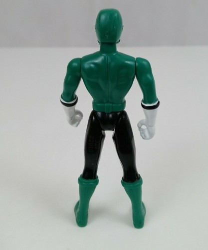 2010 Bandai MMPR Power Rangers Samurai Green Ranger 4,25" Actionfigur  - Bild 3 von 5