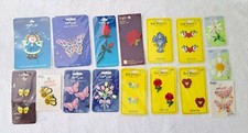 Variety LOT of 25 Vintage Iron On/Sew On Applique Butterflies Birds bees Flowers